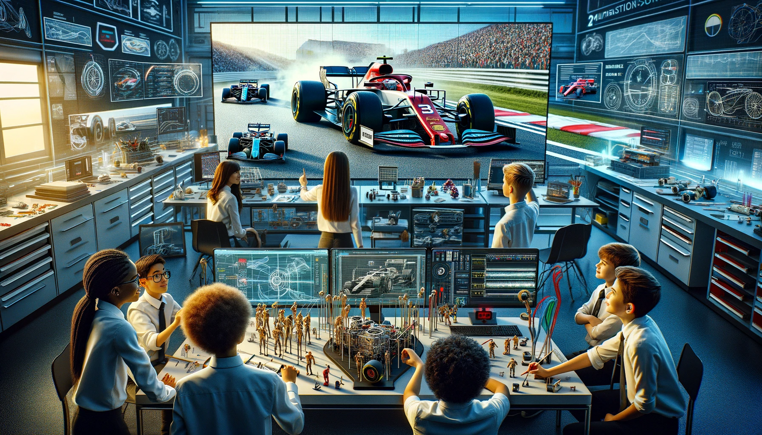 Ignite the Excitement: The Lights Out Racing Blog - FORMULA ONE Racing: A Gateway to STEM Education