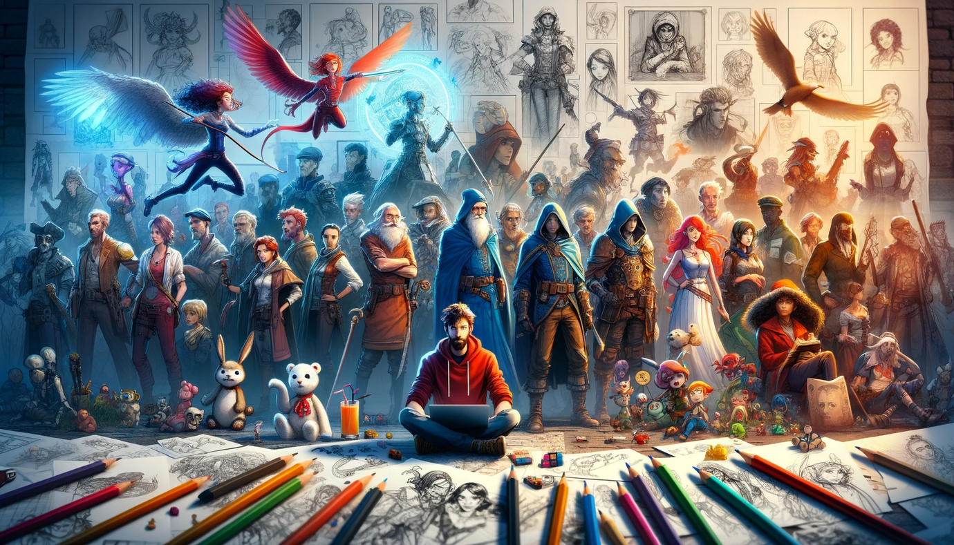 Designing Engaging and Unique Characters for Games