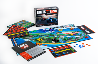 Lights Out Racing | Board Game - Mahtgician Games, LLC | Formula 1 - Formula One - F1